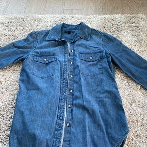 Denim button up shirt